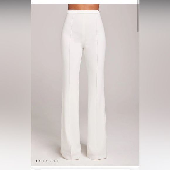 NWT NADINE MERABI charlotte white pants - Picture 1 of 5